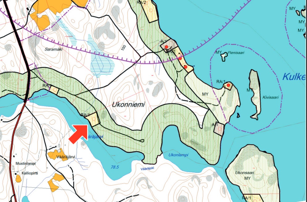 Ukonniementie , Sulkava, 4000 m², 30000 €